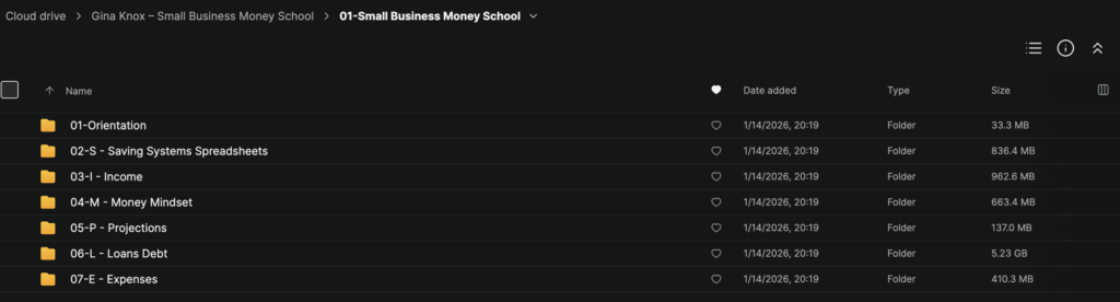 Gina Knox – Small Business Money School