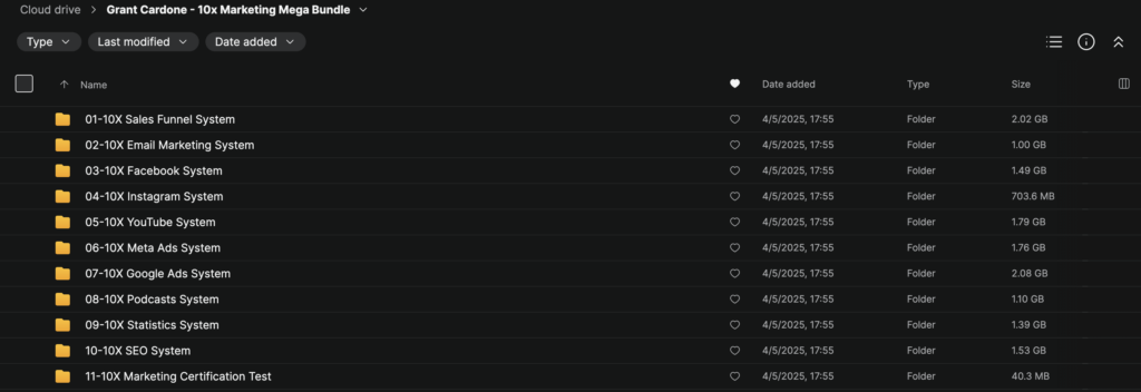 Grant Cardone – 10x Marketing Mega Bundle