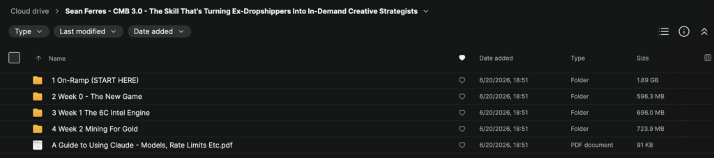 Sean Ferres – CMB 3.0 The Creative Strategist